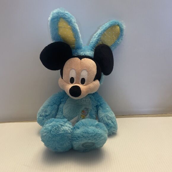 Disney Other - Disney Store Original Mickey Mouse Easter Bunny Blue 17” Plush